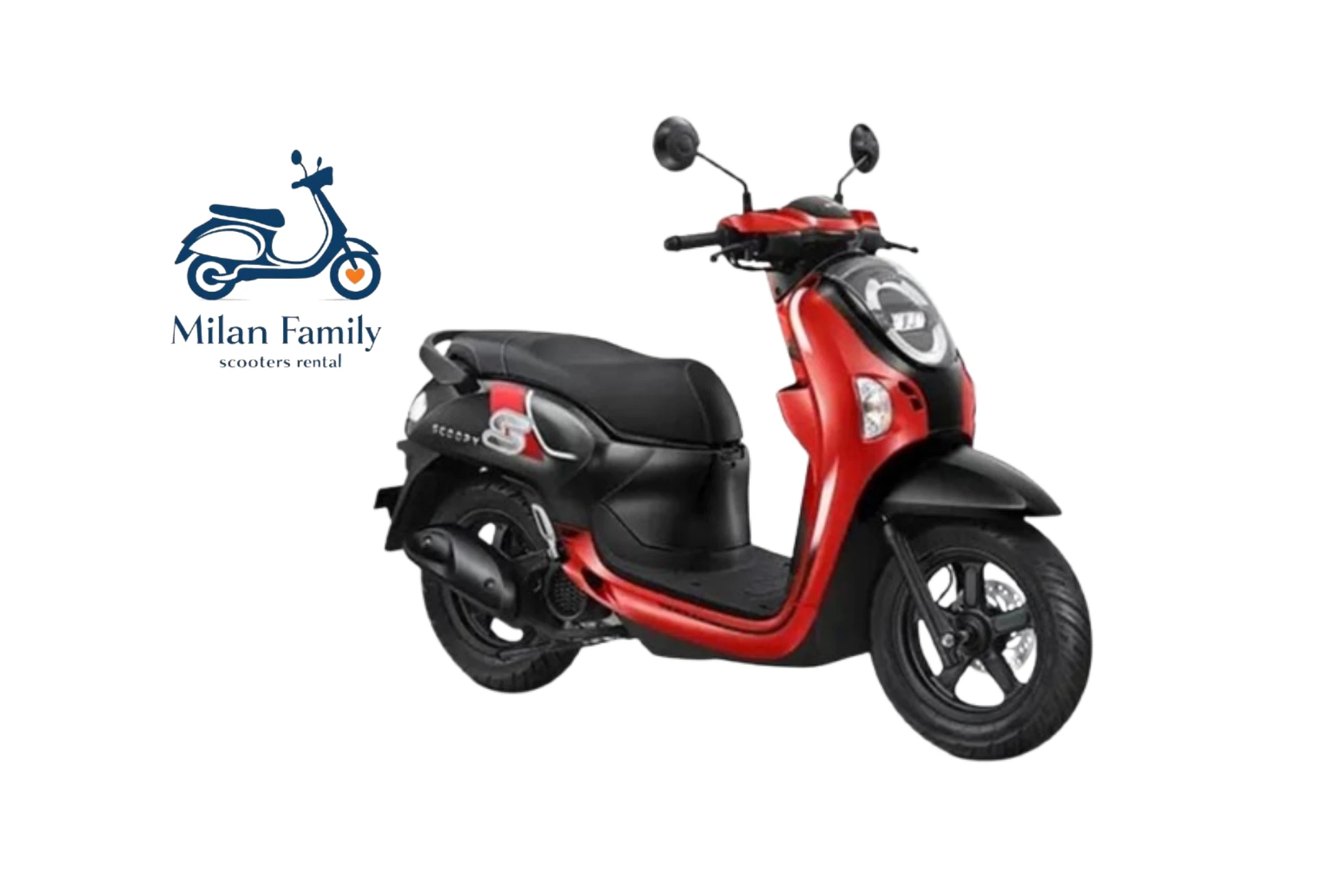 Scoopy 110 CC red black